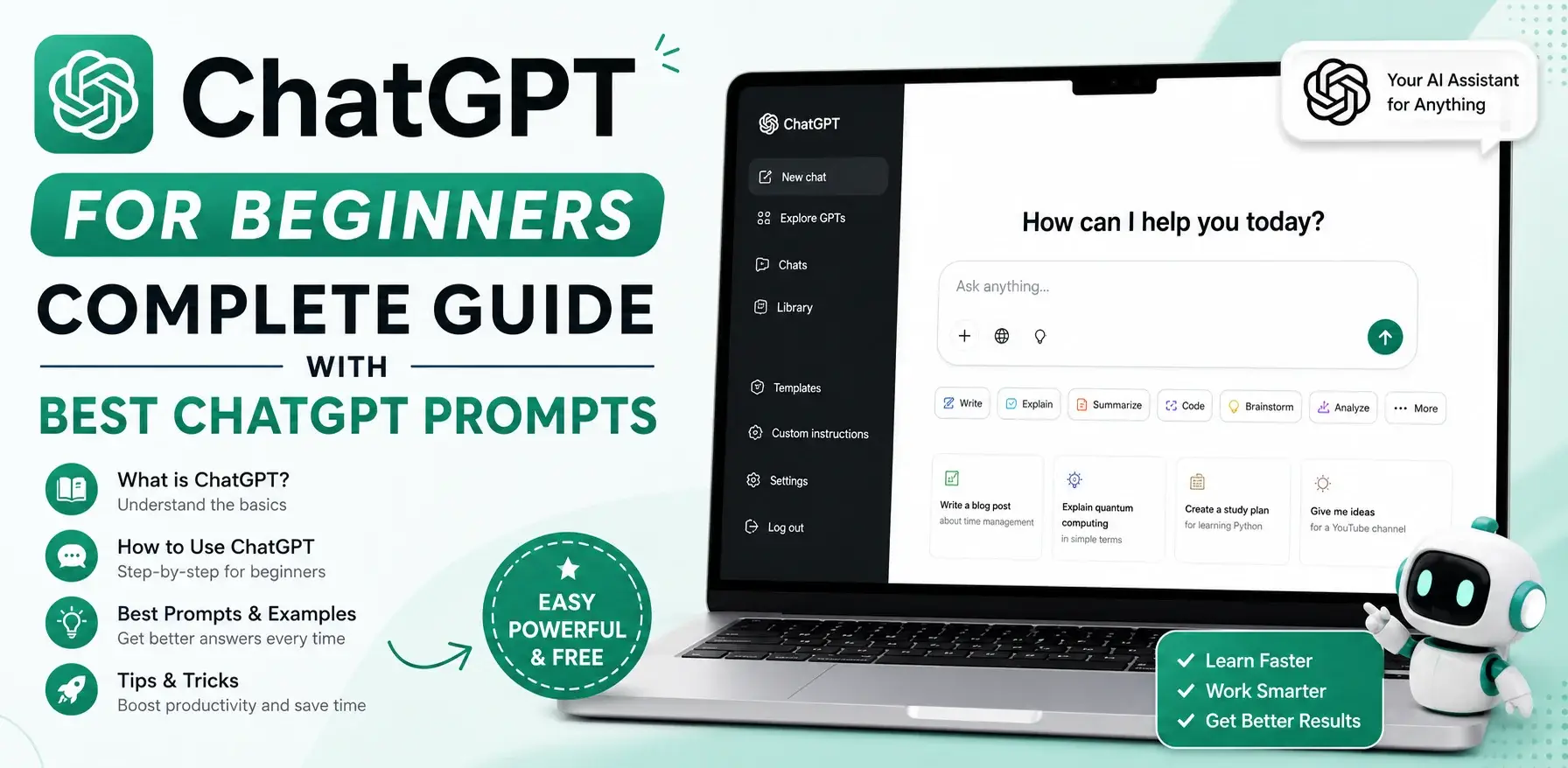 How to Use ChatGPT for Beginners Complete Guide with Best ChatGPT Prompts