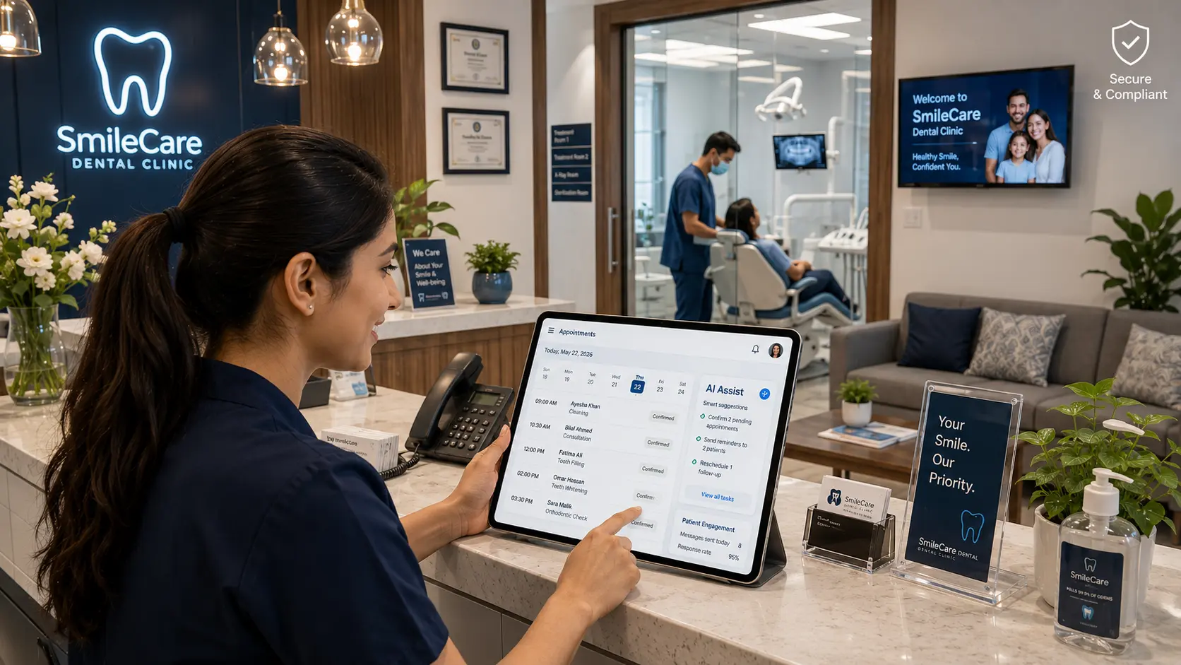 AI for dentists and healthcare clinics 2026 — top tools for scheduling and patient care