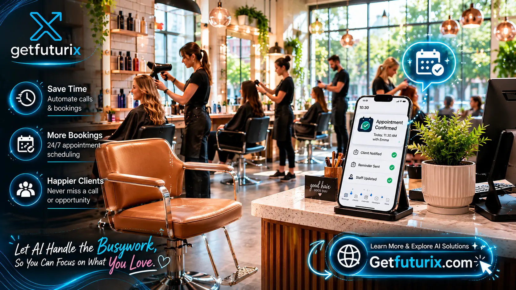 AI tools for salon owners 2026 — book more clients with less admin work