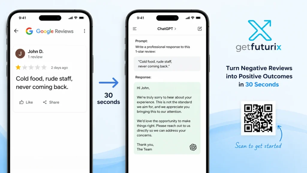 ChatGPT for restaurant owners — responding to Google reviews with AI in 30 seconds