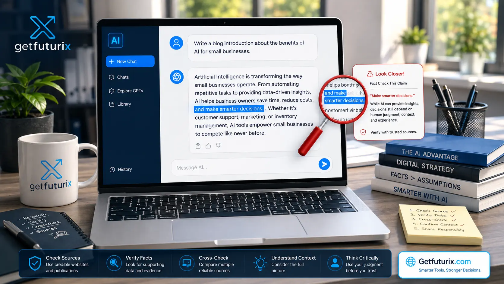 how to fact check AI writing — 5 free methods to catch hallucinations before publishing