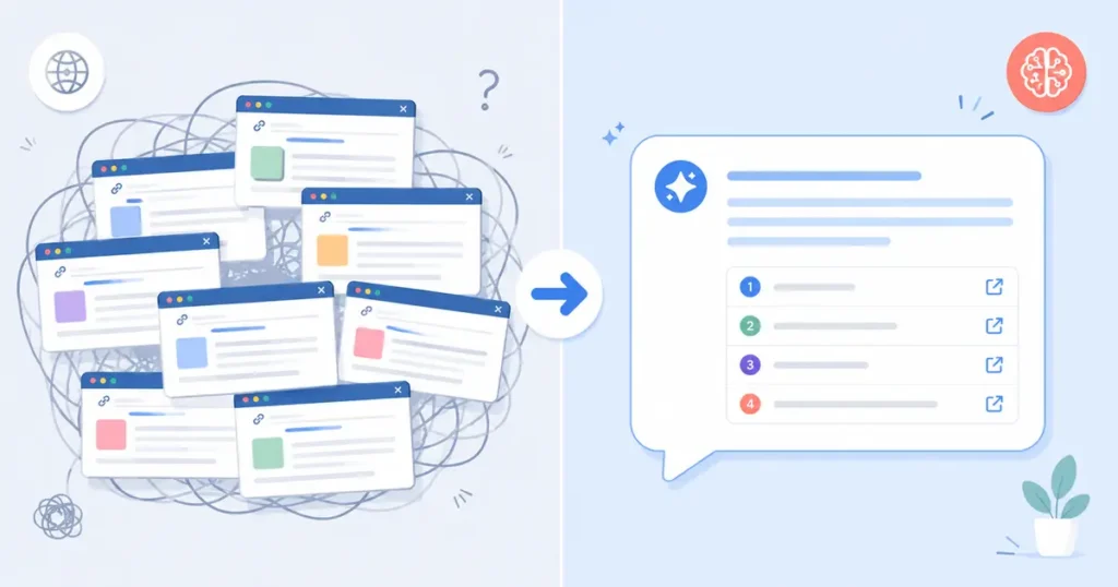 how to use ai for studying AI answer engine citations compared to traditional search results