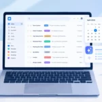 AI to organize emails automatically shown on a clean inbox dashboard