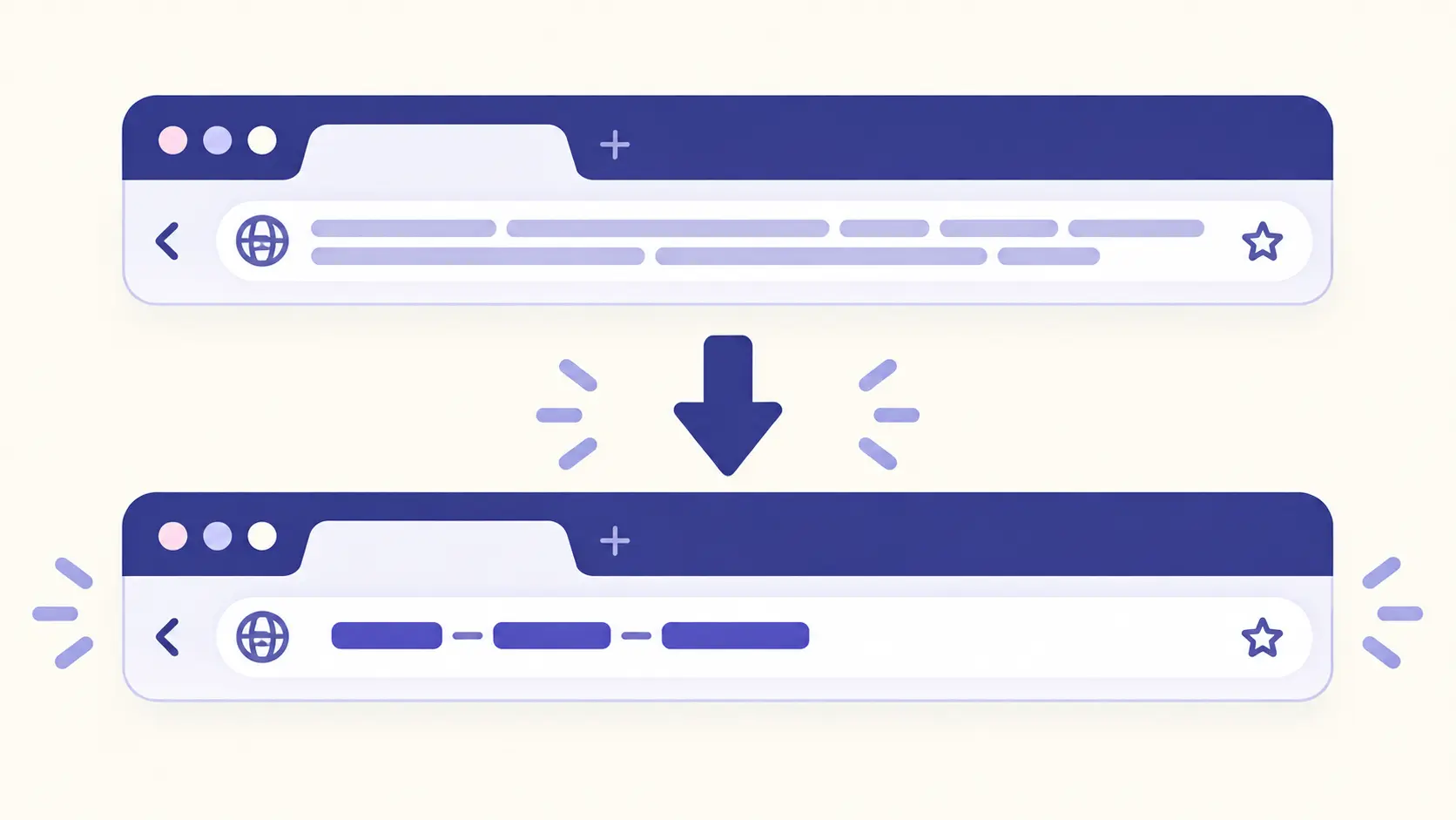 Slug generator turning a long page title into a short SEO-friendly URL slug